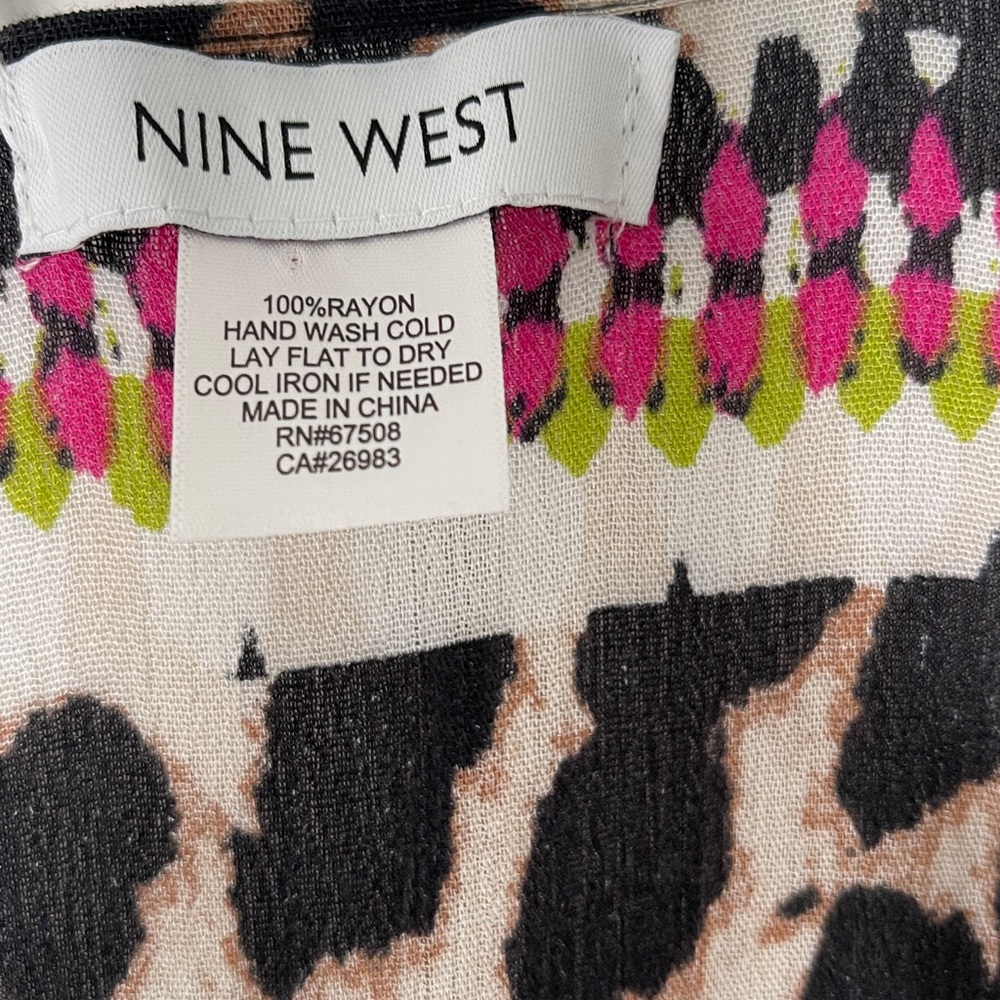 NWOT. Nine West Ruana / Kimono - Picture 7 of 9